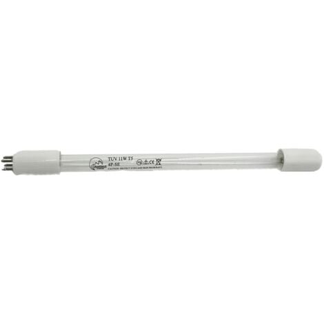LAMPE UVC 11W GERMICIDE Tube 4P SE PUREWAWE pour UV potabilisation Bassin