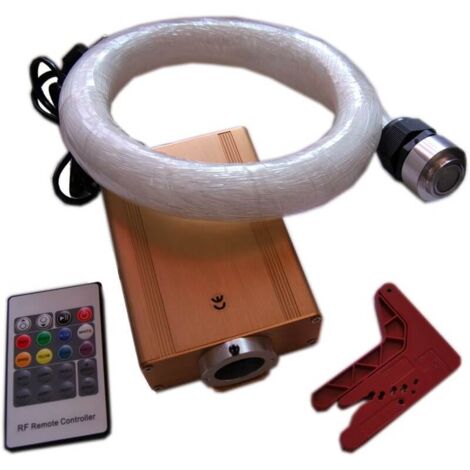 Effet Scintillant Kit Ciel Étoilé 200 Points 5M LED Blanc Chaud Fibre
