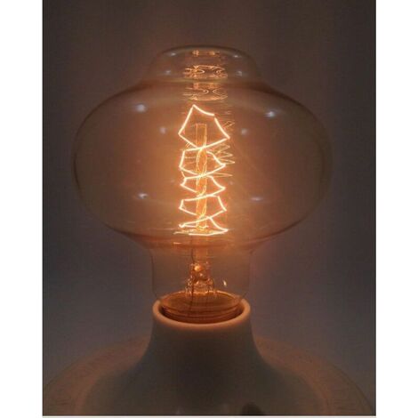 Ampoule vintage E27 filaments apparents bulb Edison BR85