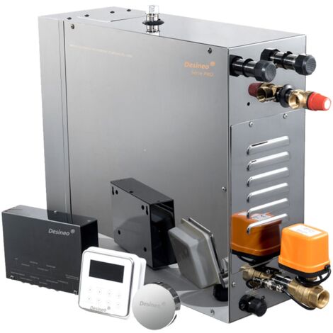 [6Kw] Desineo série Professionnel premium Générateur De Vapeur Pour Hammam vidange automatique toutes options
