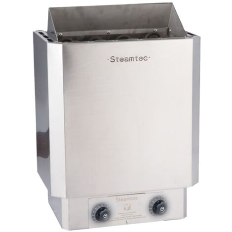 Desineo – Poêle à sauna 9 kW avec commandes intégrées – Finition inox – Pour cabines de 8 à 11 m³ – Sécurité accrue et design premium