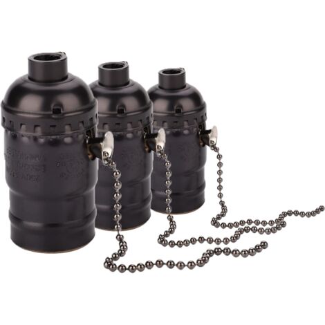 Lot De Douilles E27 Vintage - Pour Ampoules à Vis - Décoration Rétro