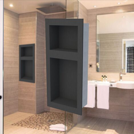 Niche en xps prête à carreler 300 x 510 mm pour hammam salle de bain et tous milieux humides