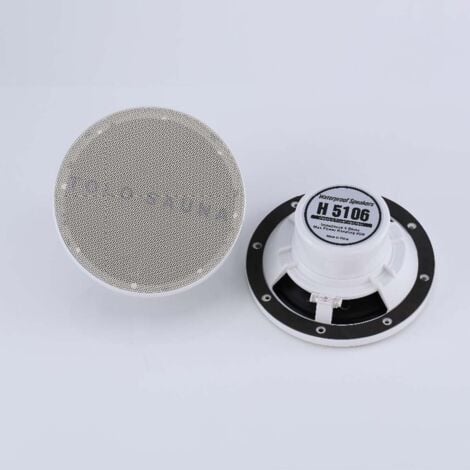 Kit haut parleurs étanches 2 x 80W commande centrale USB/bluetooth/carte SD/FM et télécommande sans fil