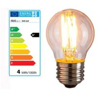 Ampoule vintage à LED 4w E27 G45 style Edison bulb