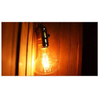 Ampoule vintage à LED 4W E27 R80 style Edison bulb