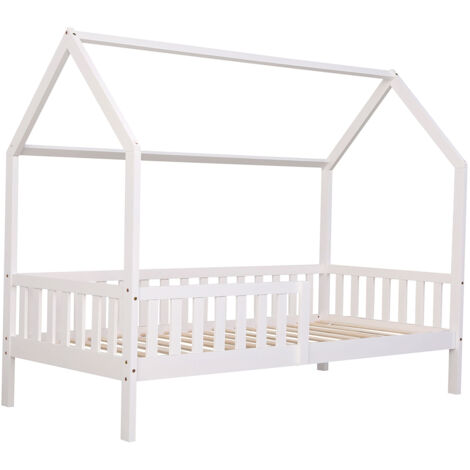 Cama cabaña infantil 190x90cm blanca MARCEAU