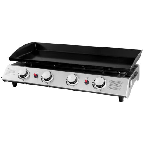 Plancha de gas VALENCIA 4 quemadores 10kW
