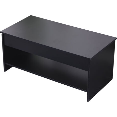 Mesa baja con tapa elevable negra HEDDA (1/5)