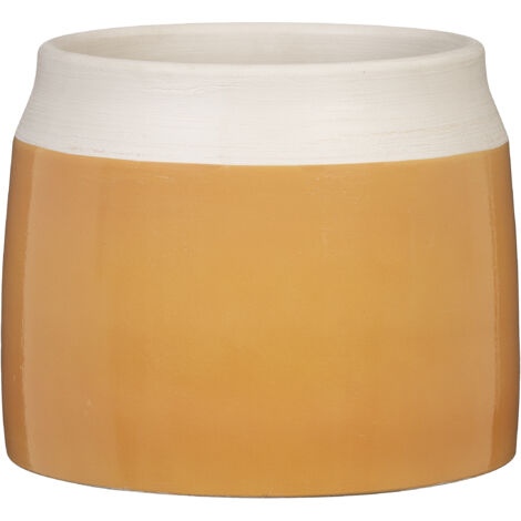 Scheurich Jarro, pot de fleurs en céramique, couleur: Naranja, 17,5 cm de diamètre, 16,5 cm de hauteur, 4,1 l vol.