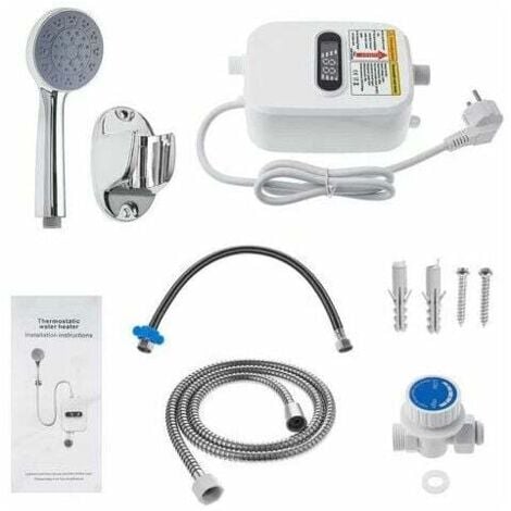 Instant Electric Water Heater Mini Water Heater Mini Fast Water Heater 3500W 220V for Kitchen Bathroom Shower