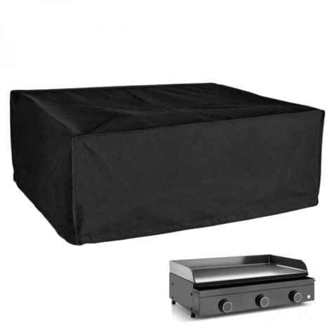 Cover, protective tarpaulin for plancha, waterproof, anti-UV 60 x 50 x 25 cm Black