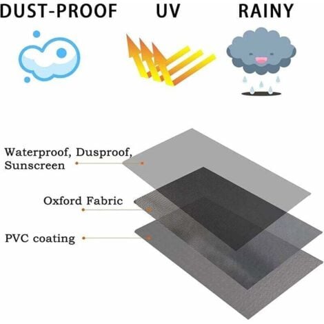 Garden furniture cover, Waterproof garden corner sofa cover, L-shaped outdoor furniture protection cover, 210d anti-UV/windproof patio furniture cover with storage bag, black, left L 222x286x78cm