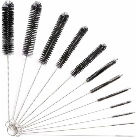 12Pcs Tube Cleaning Brush, Cleaning Brush, Tube Cleaning Brush for Glass Bottle Baby Bottle Kettle Keyboard, Pipe Cleaning Brushes, Bottle Cleaning Brush