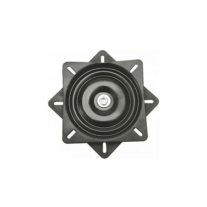 HYKE 2pieces 6inch Heavy-Duty Bar Stool Rotating Plate Replaent 360 Square Rotating Mechanism Lounge Chairs Furniture Solid Ball Bearing Rotating Boa