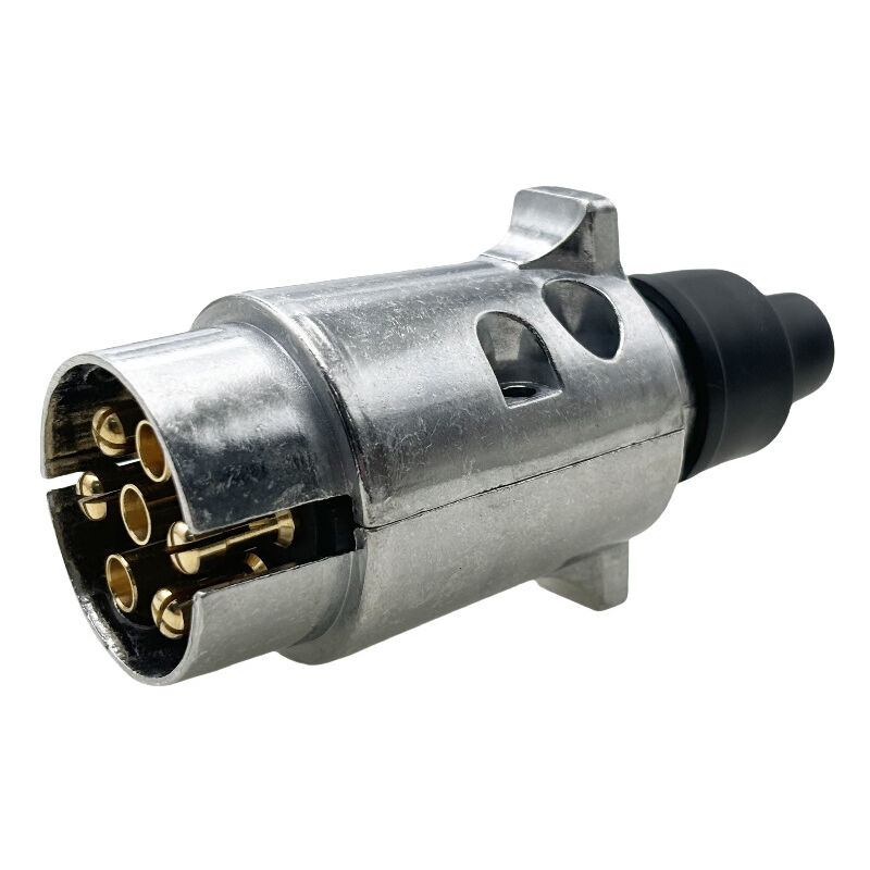 Trailer Plug Australian 7 Pin Flat Male - Caravan, Truck & RV Socket ...