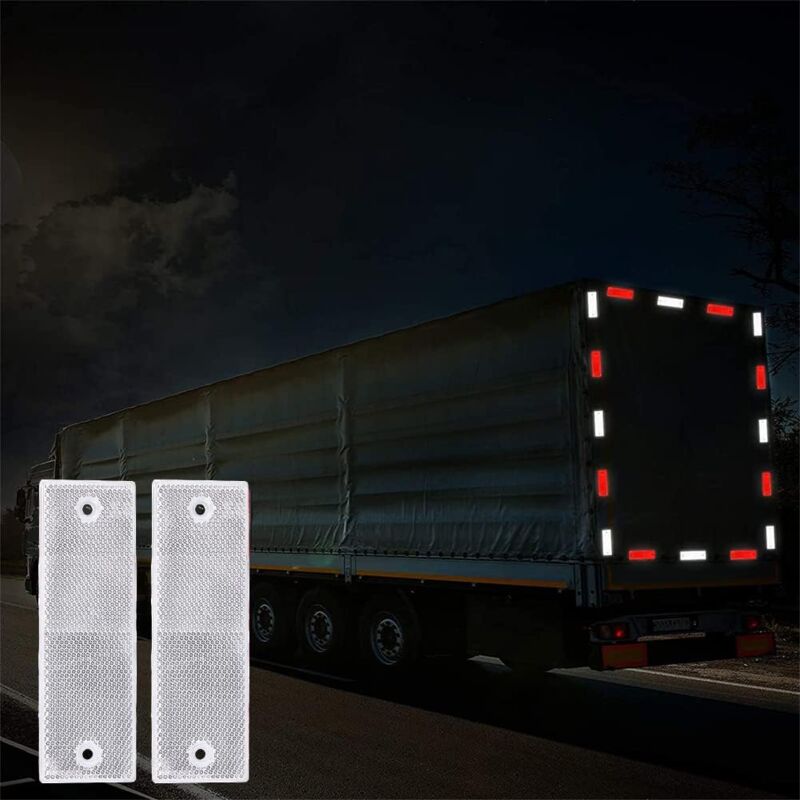 MFC PRO 2Pcs 3.14 Inch Round Warning Reflectors