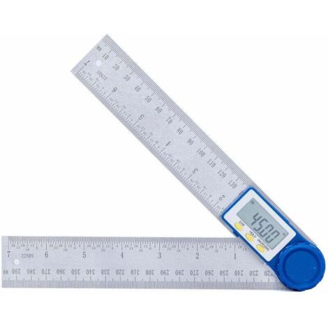 Digital Protractor, Stainless Steel Angle Ruler for Carpenters and ...