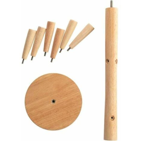 Wooden Cup Holder, Tree Shaped Cup Holder, Wood Table Storage Rack for Kitchen Tea Coffee Accessories Hook (6 Cups)