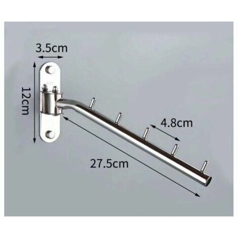 Folding Wall Mounted Clothes Hook Stainless Steel Wall Mounted