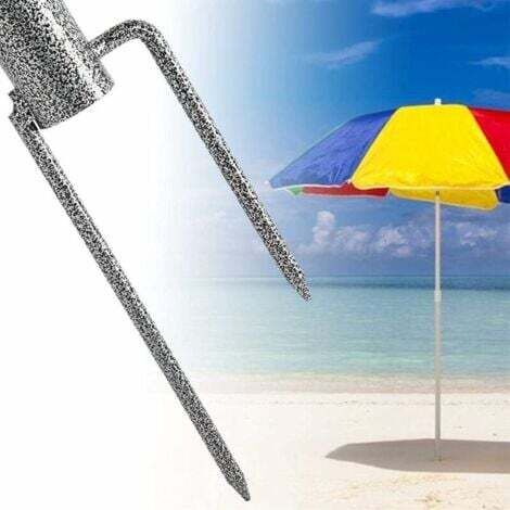 Parasol ground spike, ground spike, umbrella, beach umbrella, sand anchor, parasol pole, iron, parasol stand, parasol accessories, balcony attachment for parasol poles, thickness 28-32 mm