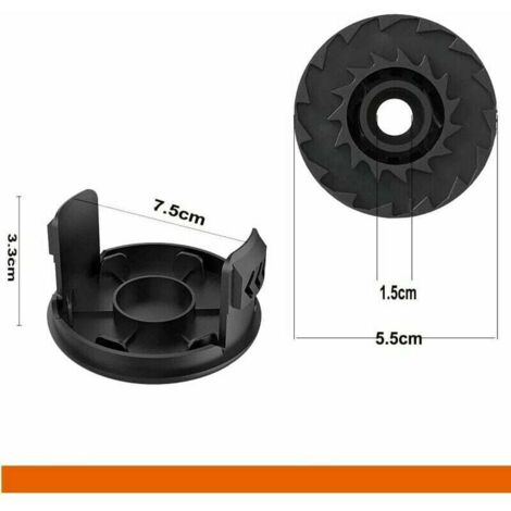 Spool line for BOSCH EasyGrassCut 18 23 26 Art 23 26 trimmer spare parts (BOSCH F016800569 / F16800385, 4 pieces)