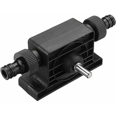 Portable Electric Drill Pump - High Flow Pump - The pump comes standard with two drill chuck connections