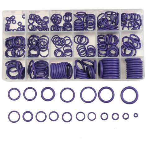 270pcs Car Air Conditioning O Ring Set 18 Sizes AC Seal Kit Auto Repair