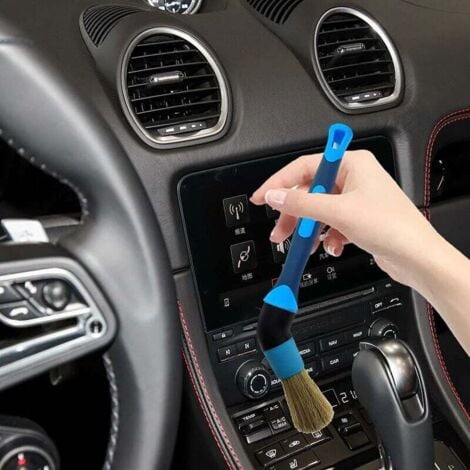 4pcs Car Detail Brush, Car Cleaning Brush Set, Car Cleaning Brush Set, Car Detail Brush, for Car Washing, with Bristle Brush, Angled