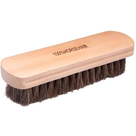 Soft leather cleaning brush made of fine horsehair for cleaning upholstery, car interior cleaner, upholstered furniture, sofa, couch, boots, C