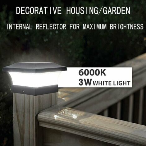 Solar light for 4x4 post sales