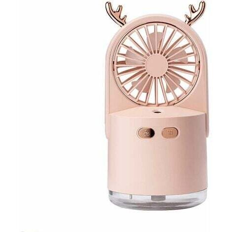 Powerful Quiet Table Fan, 360° Adjustable Angle Handheld Fan, Quiet Cooling Desk Fan for Office Outdoor Sports Home Travel-F