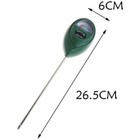 Pack Long Probe Soil Moisture Sensor for Deep Use, Water Monitor Sensor, Hygrometer for Outdoor Indoor Large Potted Plants Flowers Gardening
