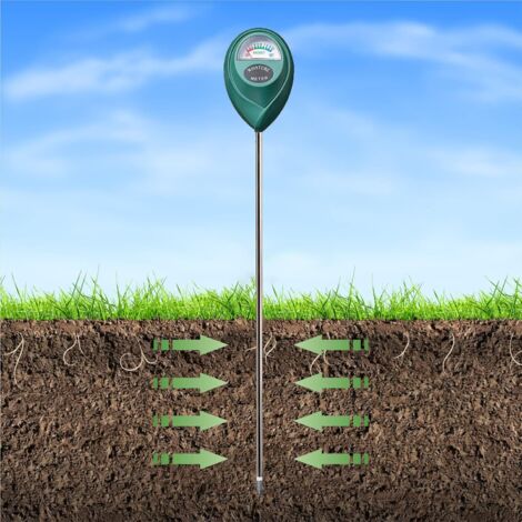 Pack Long Probe Soil Moisture Sensor for Deep Use, Water Monitor Sensor, Hygrometer for Outdoor Indoor Large Potted Plants Flowers Gardening