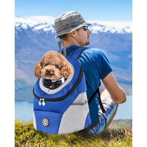 Backpack Pet Carrier Dog Front Chest Backpack Five Holes Backpack