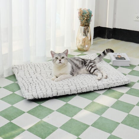 Cat Self-heating Pad 60 x 45 cm, Pet Self-Warming Bed, Electric-Free Heating Mat for Dogs, Heated Dog Blanket Machine