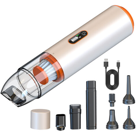 Cordless Handheld Vacuum Cleaner - 11000Pa Powerful Car Vacuum Cleaner, 3 in 1 Car Vacuum Cleaner, Mini Vacuum Cleaner for Car, Home, Office, Kitchen