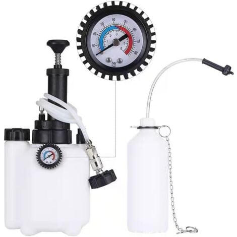 3L Car Brake Bleeder, Brake Fluid Changer with 1L Brake Bleeder Bottle and E20 Standard Adapter, Brake Bleeder Set Available for Most Models in Eur
