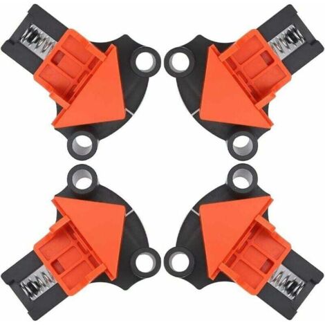 4-teilige Eckklemmen Set - 90 Grad Rechtswinkelklemmen Aus Edelstahl Für Holzbearbeitung