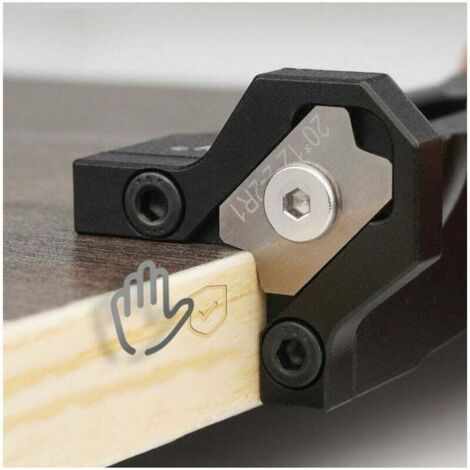 HONGDUI DJ11S Fasen- & Kantenhobel Für Holz - Mit 3 Ersatzklingen & Verstellbarer Tiefe