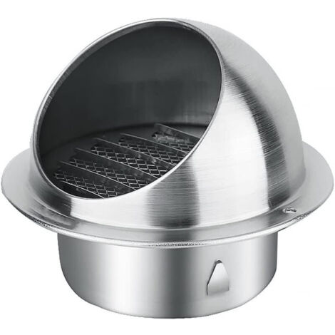 Honseadek Edelstahl-Lüftungsgitter Rund - Wetterfeste Abdeckung Mit Insektenschutz