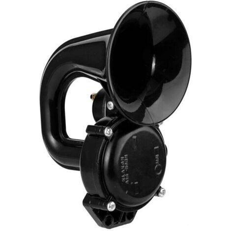 24/7 AUTO Lufthupe 130dB Schwarz - Schwere Trompete Für LKW & PKW 12V/24V