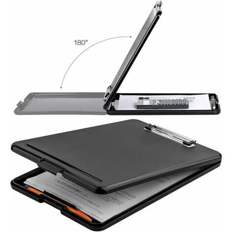 Leder Klemmbrett A4 Für Business & Bewerbungen - Elegantes Portfolio In Roségold