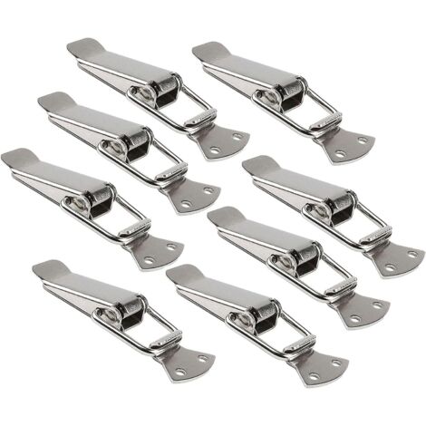 TOP-VIGOR Spannverschlüsse Edelstahl - 8 Stück 57mm Hebelverschlüsse Für Werkzeugkasten & Schränke