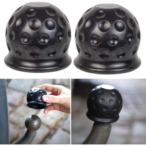 Kugelabdeckung Für Anhängerkupplung 50mm - Aus Weichem PVC In Gelb
