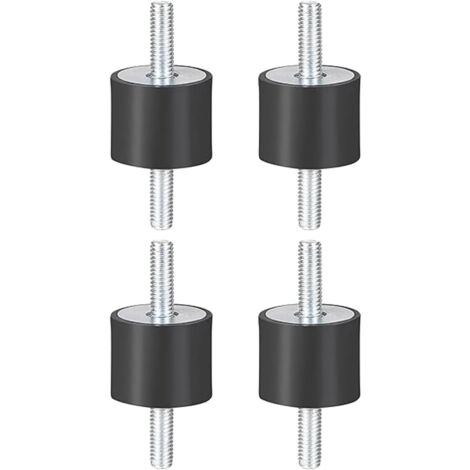 D15xH10 Mm Isolator Langlebig 8 Stck Vibrationsisolator Aus Gummi  M5  Gewinde, D15 X H10 Mm, Verzinkt, Fr Kompressor & Generator Gummidmpfer M5