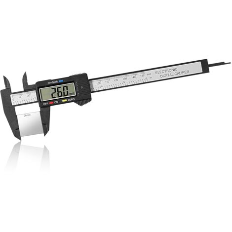ZAMETTER Digitaler Messschieber USB-C Wiederaufladbar – 0,01 Mm Genauigkeit, Großes LED-Display, Edelstahl, Für Präzise Messungen In Werkstatt & Hobby