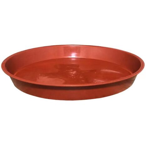 Tectsia Pflanzenuntersetzer 36cm Quadratisch - 5er Set Schwarz Für Drinnen & Draußen