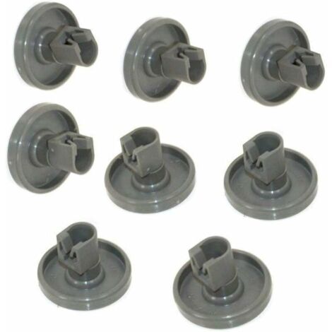 Oberkorb Rollen 25mm Zanussi AEG Ersatz 8x Geschirrspüler Oberkorb Räder 25mm - Ersatzrollen Für Zanussi AEG Tricity Bendix Universal Geschirrspüler Räder