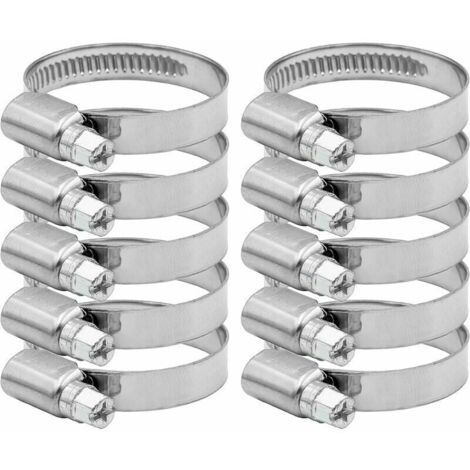 Mikalor Exhaust Clamps 47-51mm Stainless Steel & Zinc Bolt